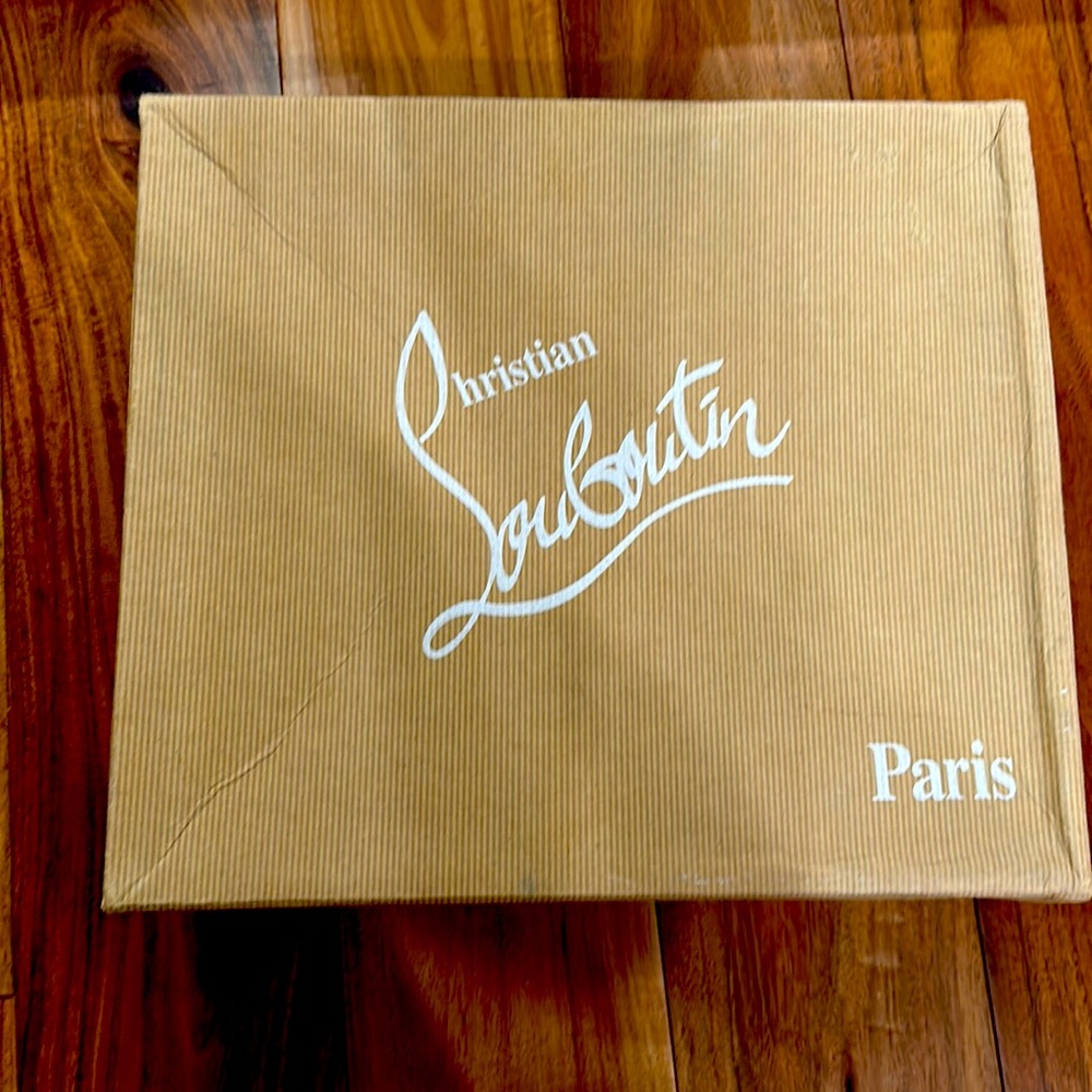 Christian Louboutin, platform heel boots, size 39.